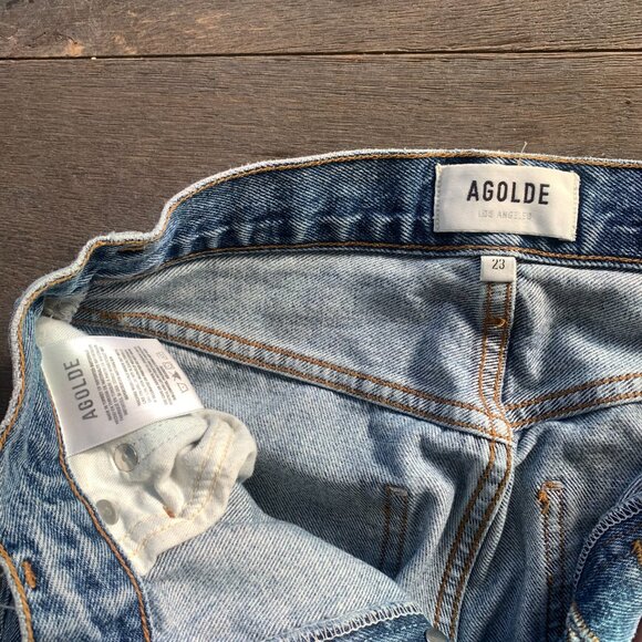 Agolde 90's Pinch Waist High Rise Straight - Picture 2 of 5